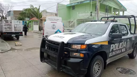 La Policía Quintana Roo llegó al lugar del operativo La Policía Quintana Roo llegó al lugar del operativo