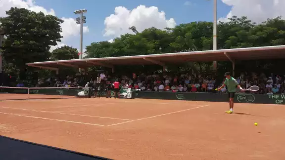Rodrigo Pacheco abre la Copa Davis con el primer partido Rodrigo Pacheco abre la Copa Davis con el primer partido
