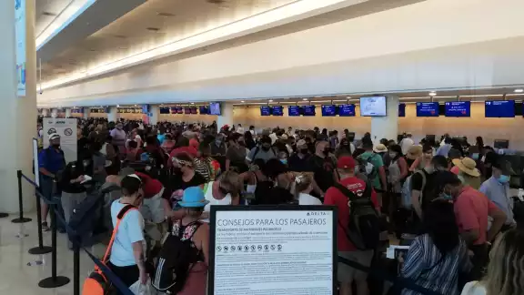 Así luce la Terminal 3 este sábado Así luce la Terminal 3 este sábado