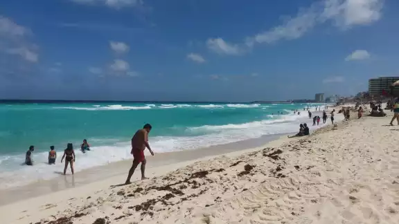 Las temperaturas en la península son altas