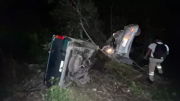 Diversos accidentes aparatosos se registraron durante las primeras horas de este sábado