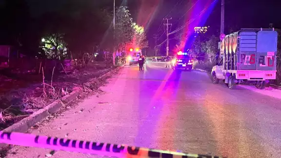 La zona fue acordonada por las autoridades La zona fue acordonada por las autoridades