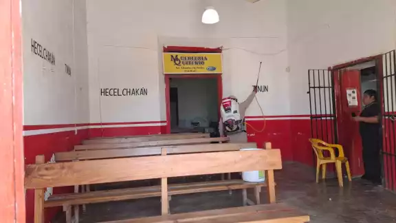 Autoridades de Tenabo realizan fumigaciones en espacios públicos para prevenir enfermedades virales Autoridades de Tenabo realizan fumigaciones en espacios públicos para prevenir enfermedades virales