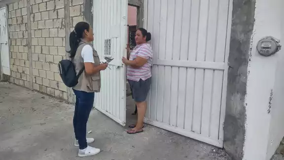En Ciudad del Carmen iniciaron los censos para el programa de Bienestar y Salud “Casa por Casa”.