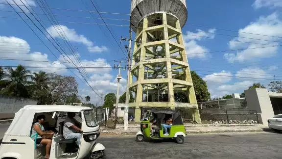 Vecinos han visto a las aves zambullirse en el contenedor de agua potable en Motul Vecinos han visto a las aves zambullirse en el contenedor de agua potable en Motul