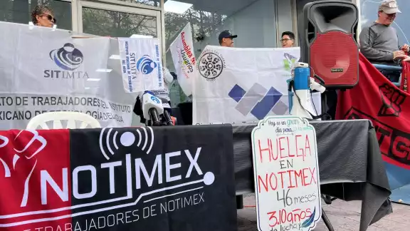 Después de 3 años terminó la huelga de notimex Después de 3 años terminó la huelga de notimex