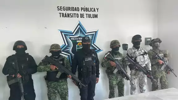 Autoridades de los tres niveles de gobierno participaron en el operativo para recuperar el paqute. Foto: Cortesía Autoridades de los tres niveles de gobierno participaron en el operativo para recuperar el paqute. Foto: Cortesía