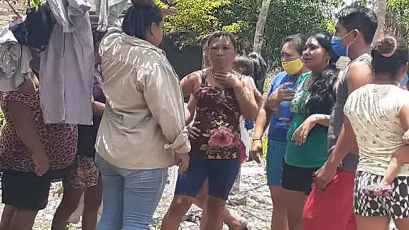 Las 60 casas ya cuentan con luz y agua potable por lo que pidieron ayuda al Gobierno del Estado Las 60 casas ya cuentan con luz y agua potable por lo que pidieron ayuda al Gobierno del Estado