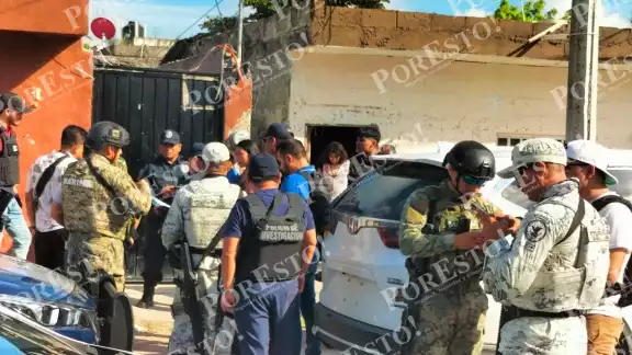 La zona fue acordonada por autoridades tras el reporte