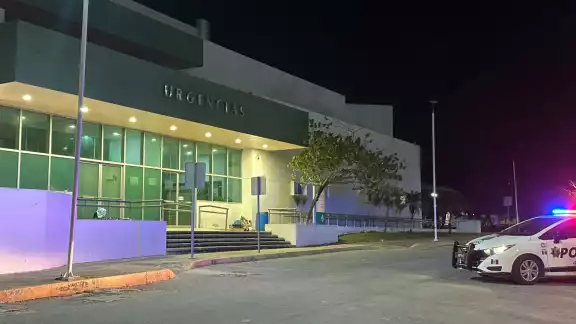 La afectada fue trasladada al Hospital General para que recibiera atención médico