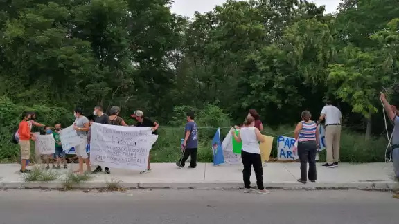 Manifestantes piden detener construcción del cuartel para la base militar en Mérida: EN VIVO Manifestantes piden detener construcción del cuartel para la base militar en Mérida: EN VIVO