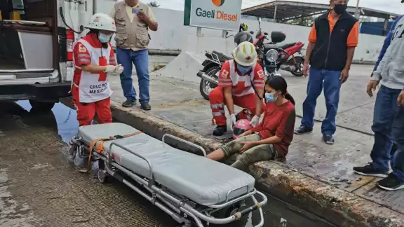 La Cruz Roja atendió a ambos La Cruz Roja atendió a ambos