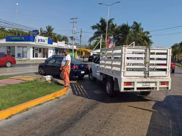 Colisión por alcance complica el tránsito en la avenida Periférica Norte