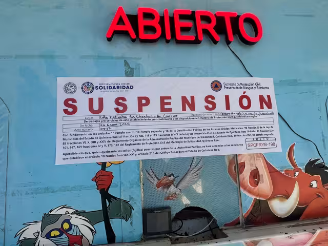 La suspensión se realizó este pasado fin de semana en Puerto Aventuras, donde se había instalado el circo