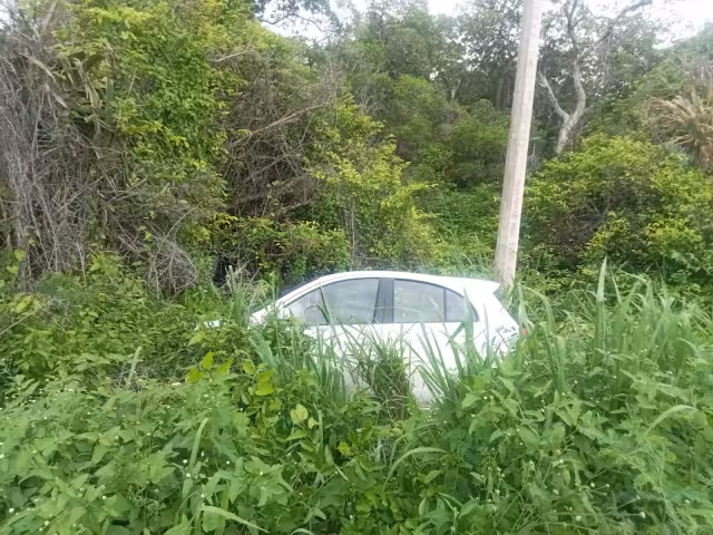 Percance en la carretera federal: se sale del camino tras pestañear