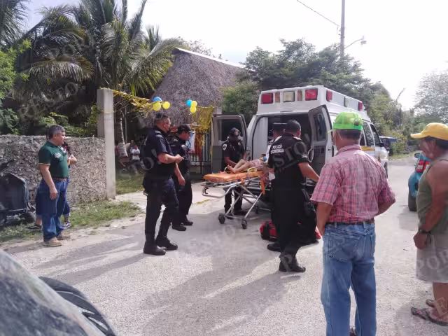 La menor tragó demasiada agua, causando que termine desmayada