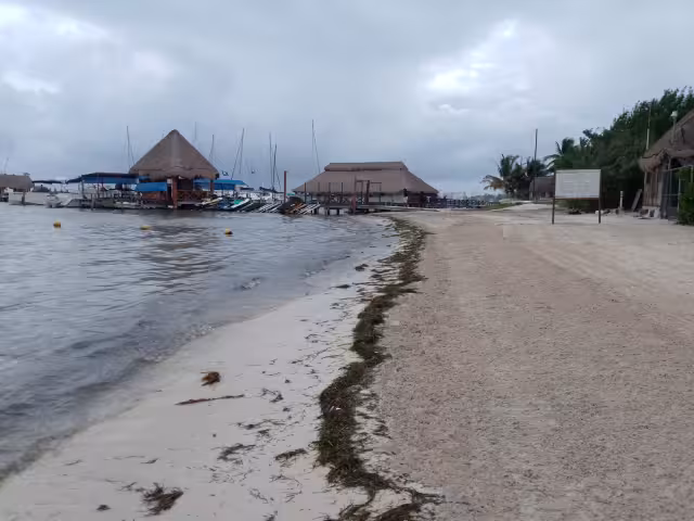 El mal clima desmotivó a los bañistas para visitarlas