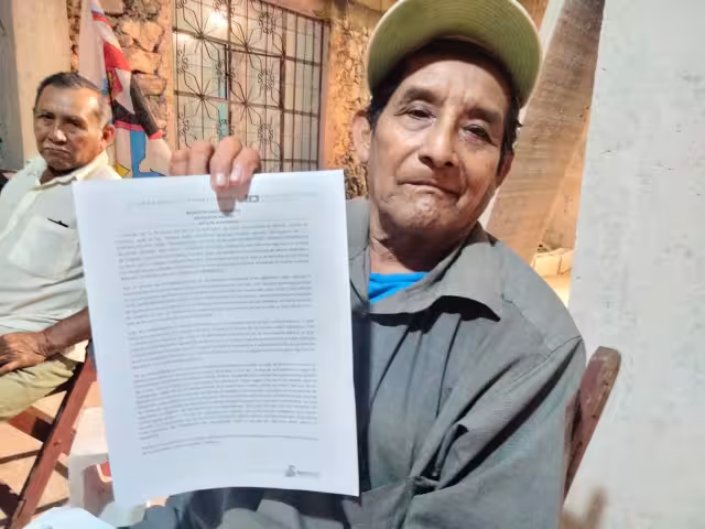 Campesinos cuentan con su documentación que avala que dichos terrenos les pertenecen
