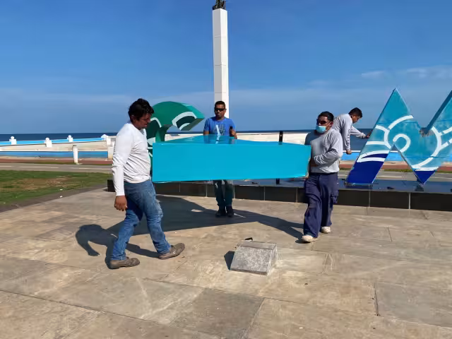 Se espera que en dos semanas sean colocadas nuevamente las letras turísticas de Campeche