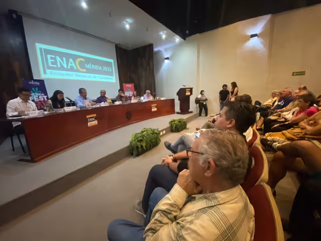 En el auditorio de la UADY se llevó a cabo el II Encuentro Nacional de Cuentistas 2023