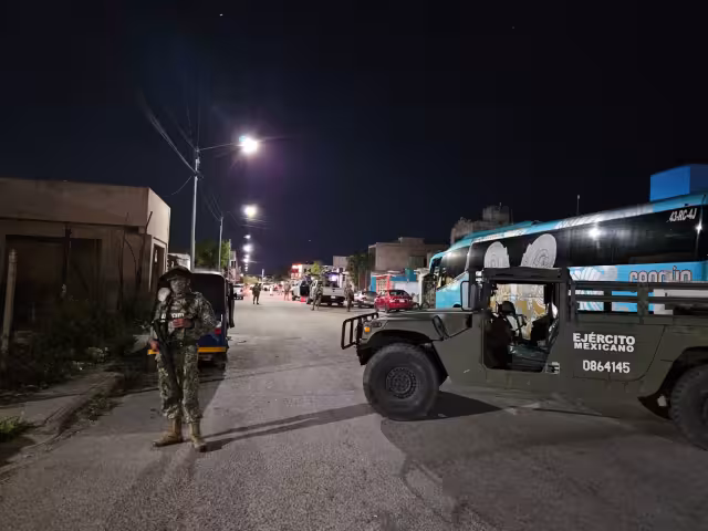 Elementos del Ejército Mexicano participaron en el operativo.