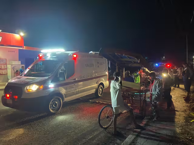 Tres personas resultaron lesionadas
