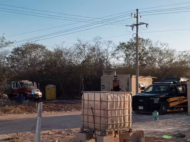 En cuestión de minutos toda la maquinaría estaba envuelta en llamas