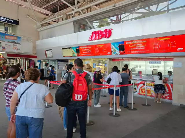 La terminal de ADO registró mayor movimientos en los últimos días.
