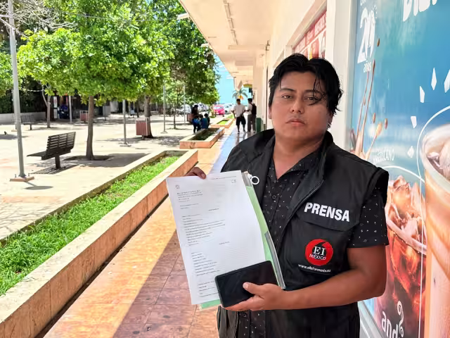 El reportero Carlos Tun Ek presentó una denuncia ante la Comisión de Derechos Humanos del Estado de Campeche.