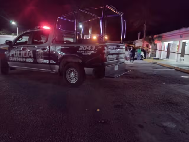 El lugar ha sido acordonado por la Policía Quintana Roo