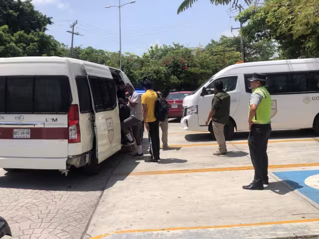 La GN custodió hasta Tulum a los hombres de 22 a 43 años