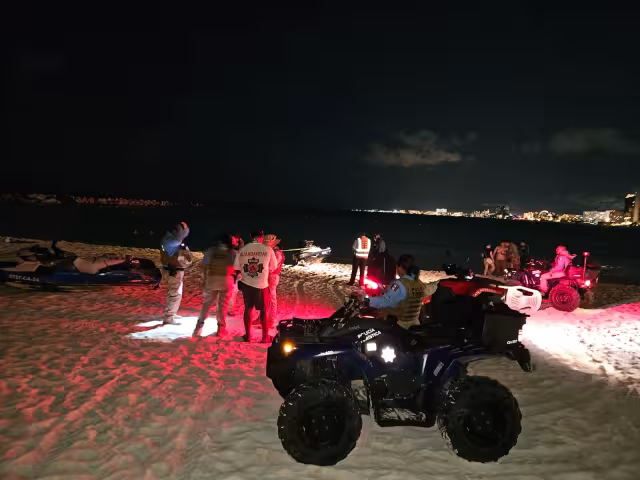 Elementos policiacos llegaron al lugar de los hechos para tomar conocimiento.