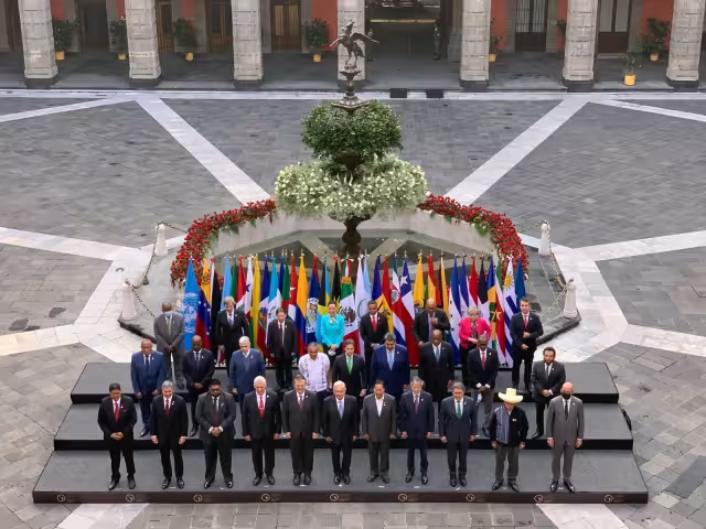 Jefes de Estados de América Latina y del Caribe acuerdan temas de interés desde Palacio Nacional