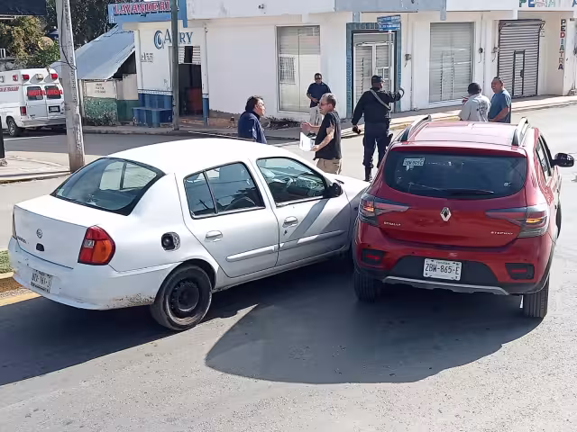 El choque fue presuntamente por distracción