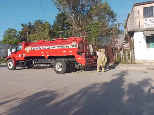 El fuego causó daños materiales