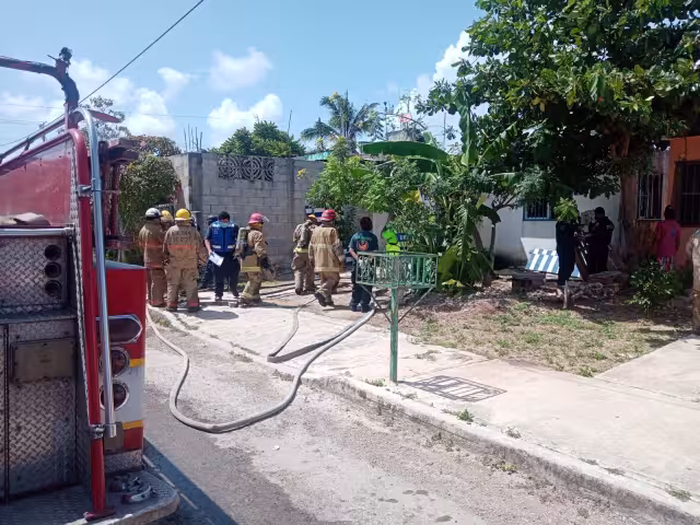 El cortocircuito ocurrió en uno de los cuartos de la vivienda