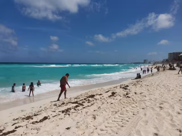 Las temperaturas en la península son altas