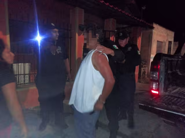 Pese a su intento de huir, el hombre fue detenido