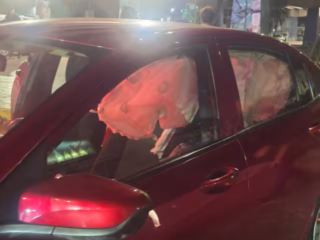 A pesar de lo aparatoso del choque no se reportaron personas con lesiones de gravedad