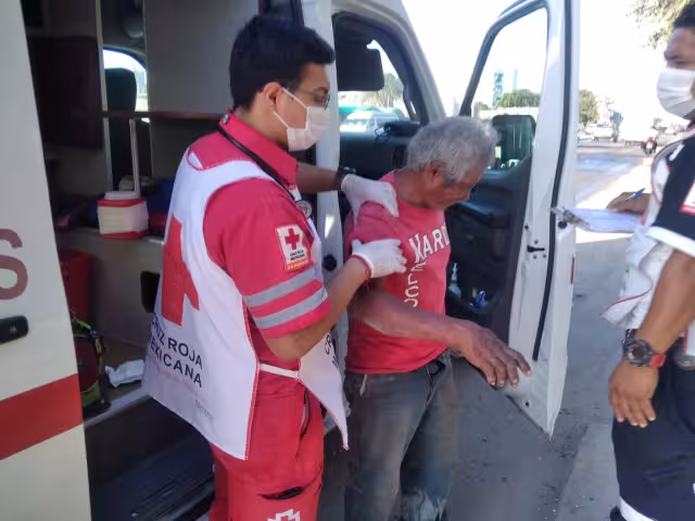 El afectado quedo por un segundo inconsciente al ser arrollado