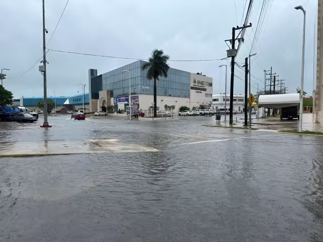 Inundaciones de la Tormenta Tropical Alberto en Campeche