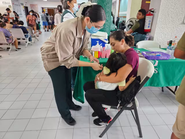 Quintana Roo se sumó a la Estrategia Nacional de Vacunación contra el Sarampión que puso en marcha la Presidenta Claudia Sheinbaum