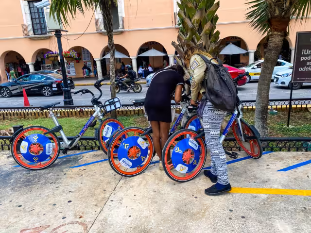 Una bicicleta ya fue robada y otra accidentada del programa En Bici de Mérida