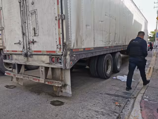 El conductor argumento venir desde la ciudad de Cancún, Quintana Roo con desperdicios de alimentos