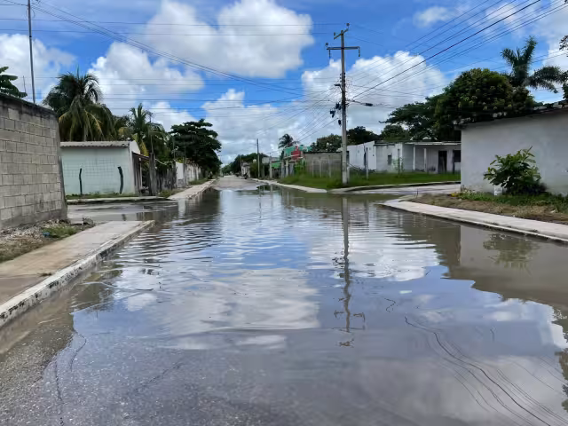 Colonias de Champotón bajo el agua tras lluvias: Laureles, Pozo del Gato y Lázaro Cárdenas entre las más afectadas