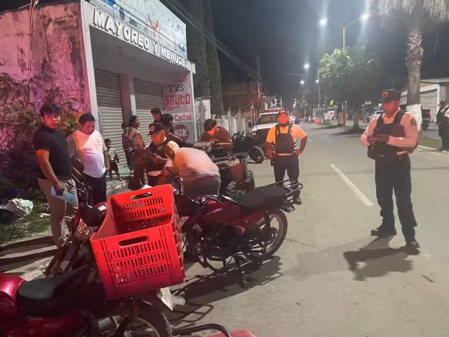 Decomisan 10 motocicletas en operativo policiaco por diversas faltas