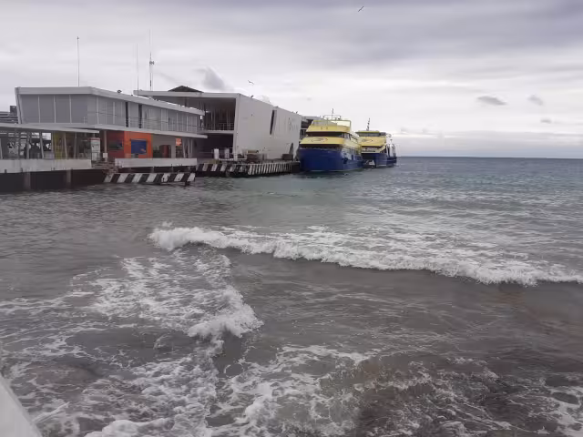 En algunos casos, se detienen las operaciones de embarcaciones de gran tamaño, como los ferrys en Cozumel