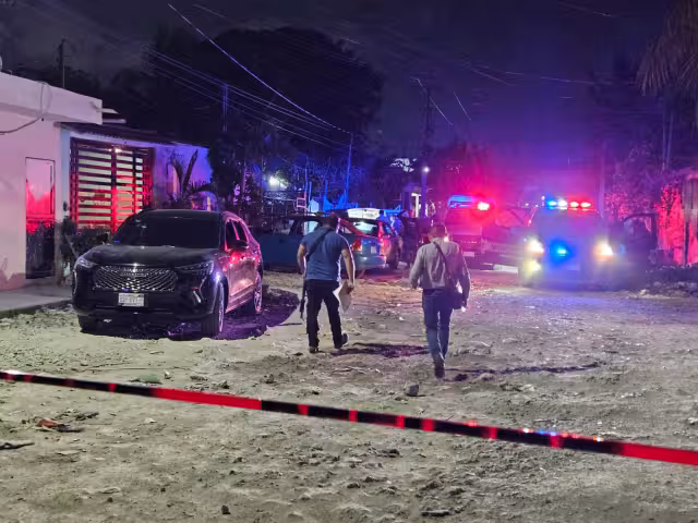 Elementos de diferentes corporaciones llegaron al lugar de los hechos.