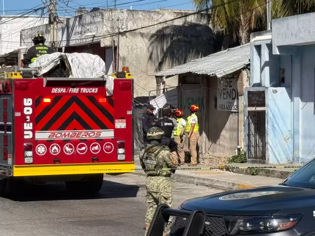 Elementos de diferentes corporaciones atendieron el llamado de emergencia.