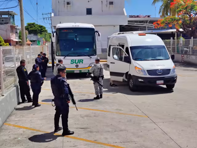 Viajaban en un autobús de la línea Sur, con destino a Villahermosa.